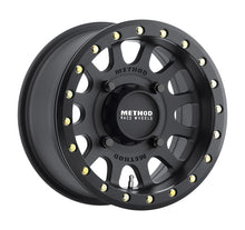 Load image into Gallery viewer, Method MR401 UTV Beadlock 15x7 / 4+3/13mm Offset / 4x156 / 132mm CB Matte Black Wheel - DTX Performance