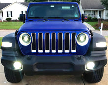 Load image into Gallery viewer, Oracle Jeep JL/Gladiator JT Oculus Switchback Bi-LED Projector Headlights - Amber/White Switchback - DTX Performance