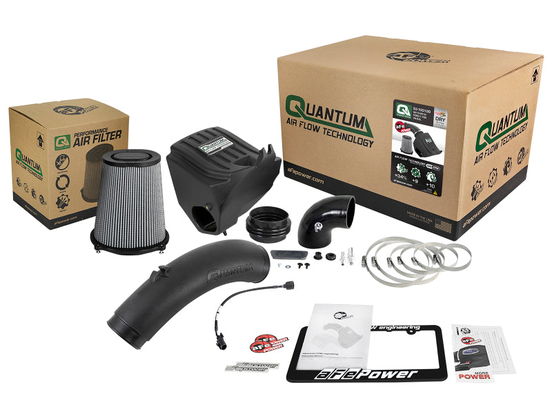 aFe Quantum Cold Air Intake System w/ Pro Dry S Media 15-19 Ford F-150 V8-5.0L - DTX Performance