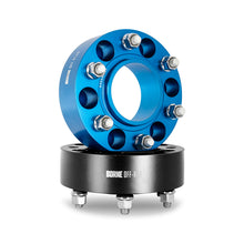 Load image into Gallery viewer, Mishimoto Borne Off-Road Wheel Spacers - 6x139.7 - 106 - 35mm - M12 - Blue - DTX Performance