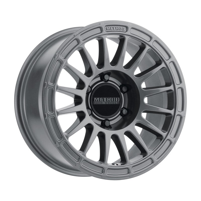 Method MR314 17x7.5 +24mm Offset 6x4.5 66.1mm CB Gloss Titanium Wheel - DTX Performance