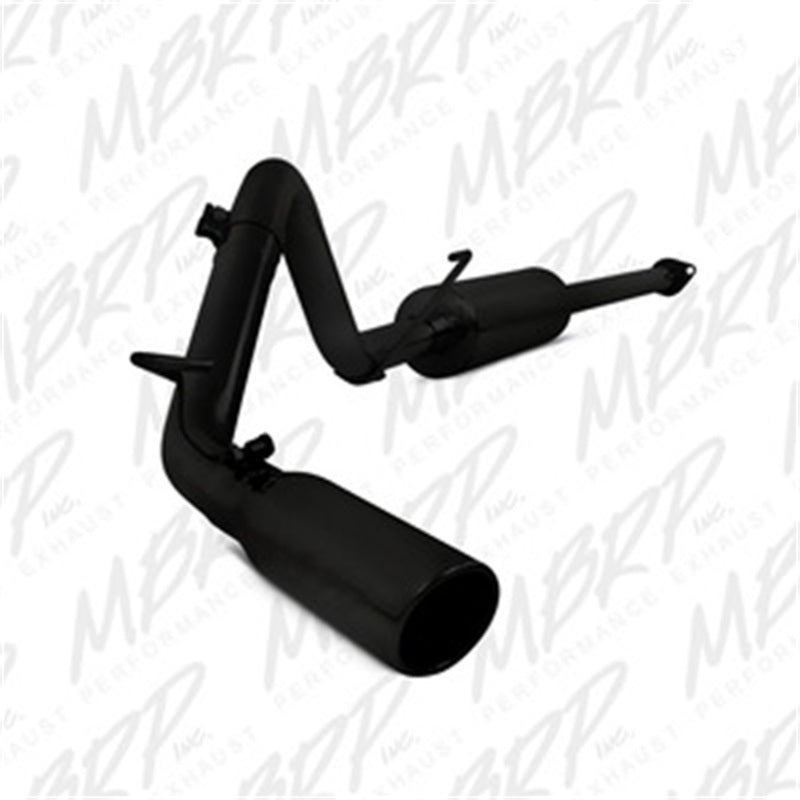 MBRP 09-14 Toyota Tacoma 4.0L EC/CC Cat-Back Single Exit AL - Black - DTX Performance