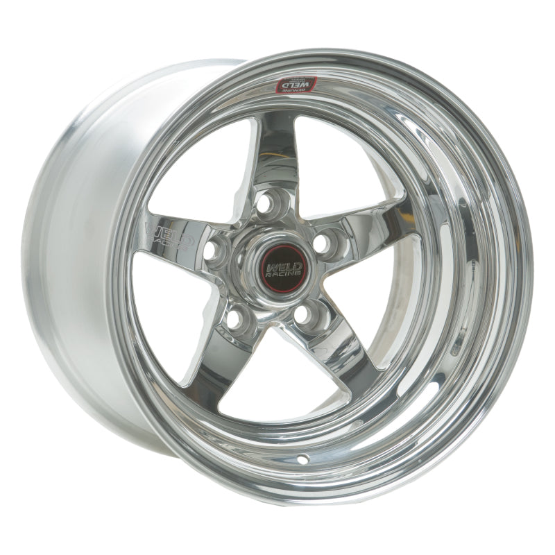 Weld S71 15x9.33 / 5x4.75 BP / 5.5in. BS Polished Wheel (Medium Pad) - Non-Beadlock - DTX Performance