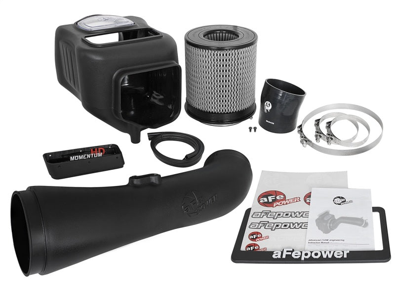 aFe Momentum HD Pro DRY S 2017 GM Diesel Trucks V8-6.6L Cold Air Intake System - DTX Performance