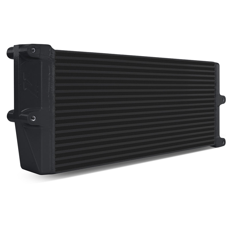 Mishimoto Heavy-Duty Oil Cooler - 17in. Opposite-Side Outlets - Black - DTX Performance