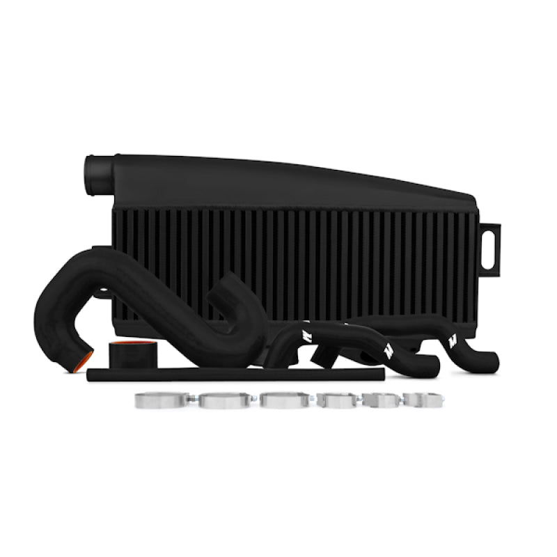 Mishimoto Subaru 02-07 WRX/04-07 STi Top-Mount Intercooler Kit - Powder Coated Black & Black Hoses - DTX Performance