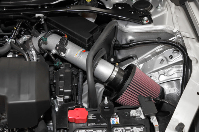 K&N 2013-14 Honda Accord 2.4L L4 69 Series Typhoon Air Intake System - Silver Cold Air Intake Kit - DTX Performance