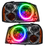 Oracle 01-04 Nissan Frontier SMD HL - Dual Halo - ColorSHIFT