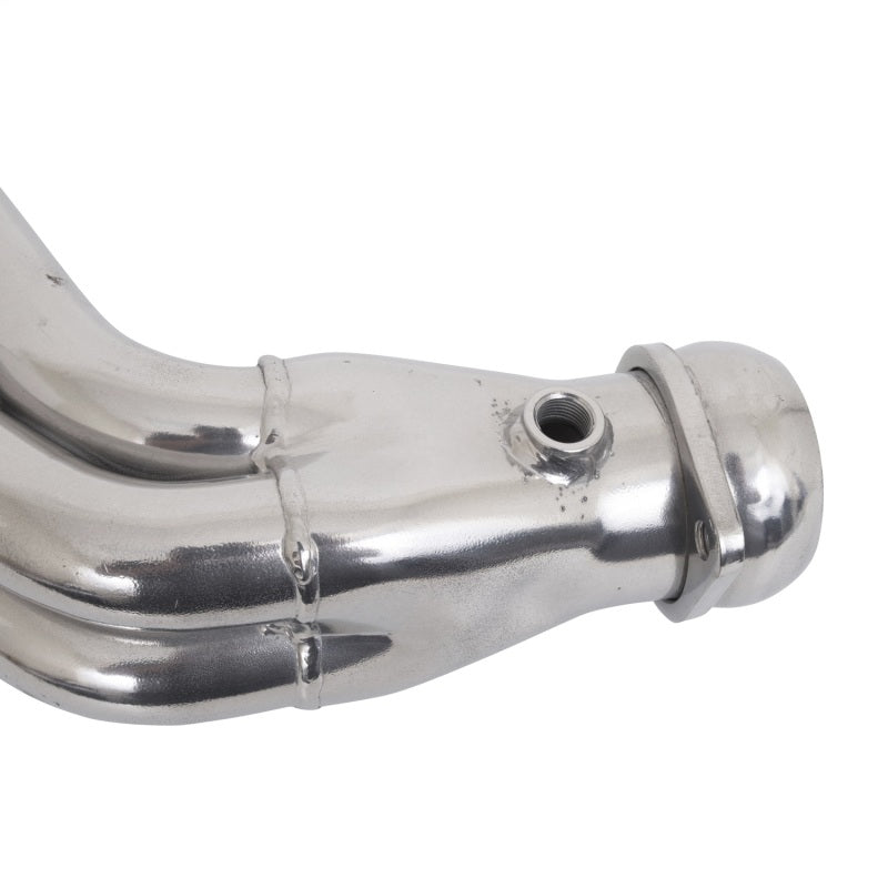 BBK 10-15 Camaro LS3 L99 Long Tube Exhaust Headers With Converters - 1-3/4 Silver Ceramic - DTX Performance