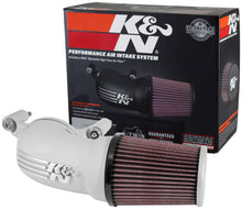 Load image into Gallery viewer, K&amp;N 01-17 Harley Davidson Softail / Dyna FI Performance Air Intake System Silver - DTX Performance