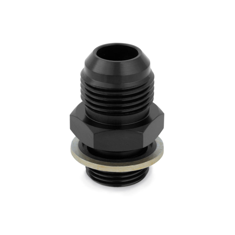 Mishimoto Sandwich Plate Fitting M20 x -10AN Black - DTX Performance