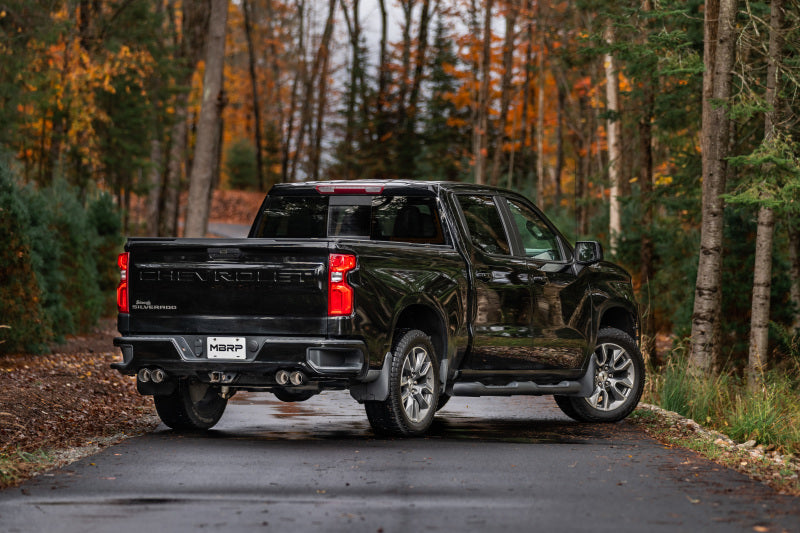 MBRP 19-21 Chevrolet Silverado 1500 5.3L 3in Cat Back w/ 2.5in OD Carbon Fiber Tips - T304 - DTX Performance