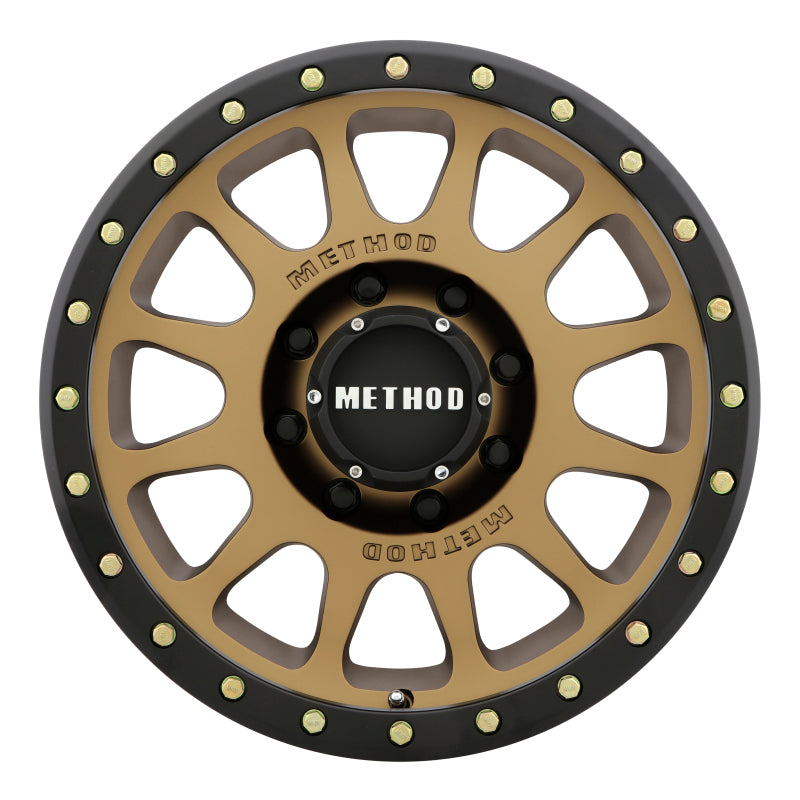 Method MR305 NV 20x9 +18mm Offset 8x170 130.81mm CB Method Bronze/Black Street Loc Wheel - DTX Performance