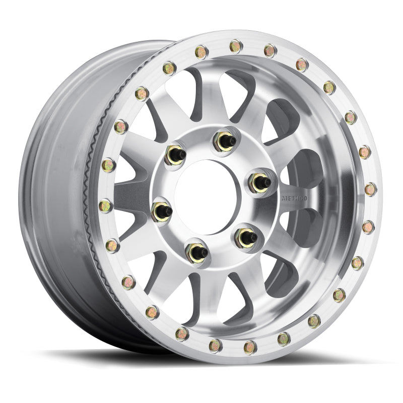 Method MR101 Beadlock 17x9 -12mm Offset 6x6.5 108mm CB Raw Machined w/BH-H24125 Wheel - DTX Performance