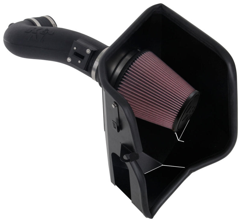 K&N 2019+ Chevrolet 1500 5.3L / 6.2L V8 F/I Aircharger Performance Intake System - DTX Performance