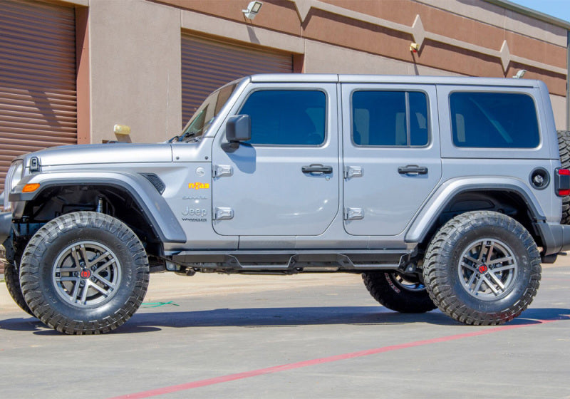 N-Fab Predator Pro Step System 2018 Jeep Wrangler JL 4 Door SUV - Tex. Black - DTX Performance