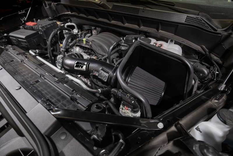 K&N 2019 Chevrolet Silverado 1500 5.3L V8 Black Performance Intake Kit - DTX Performance