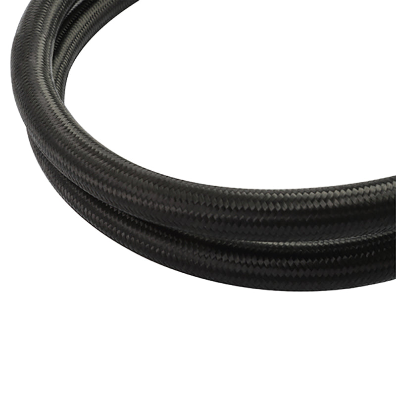 Mishimoto 15Ft Stainless Steel Braided Hose w/ -4AN Fittings - Black - DTX Performance