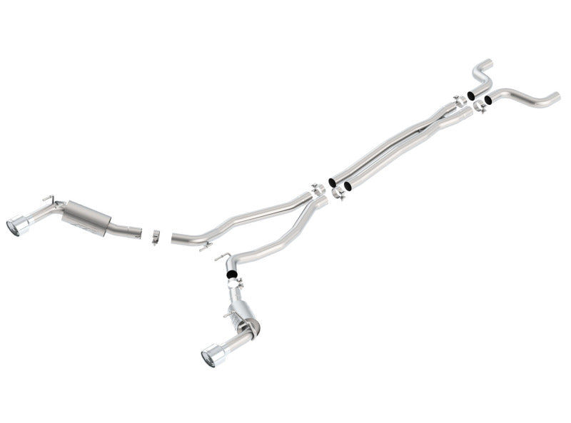 Borla 14-15 Chevy Camaro SS 6.2L V8 Single Split Rear Exit ATAK Catback Exhaust - DTX Performance