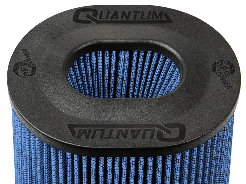 aFe Quantum Pro-5 R Air Filter Inverted Top - 5.5inx4.25in Flange x 9in Height - Oiled P5R - DTX Performance