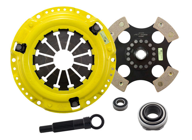 ACT 1990 Honda Civic XT/Race Rigid 4 Pad Clutch Kit - DTX Performance