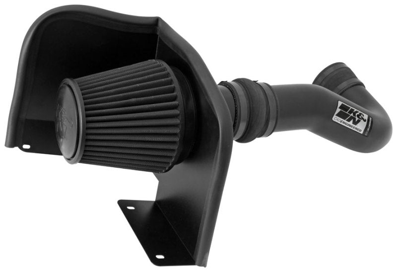 K&N 07-08 Chevy Silverado 1500 4.8L/5.3L V8 / 07-08 GMC Yukon 4.8L/5.3L V8 Black Perf Intake Kit - DTX Performance