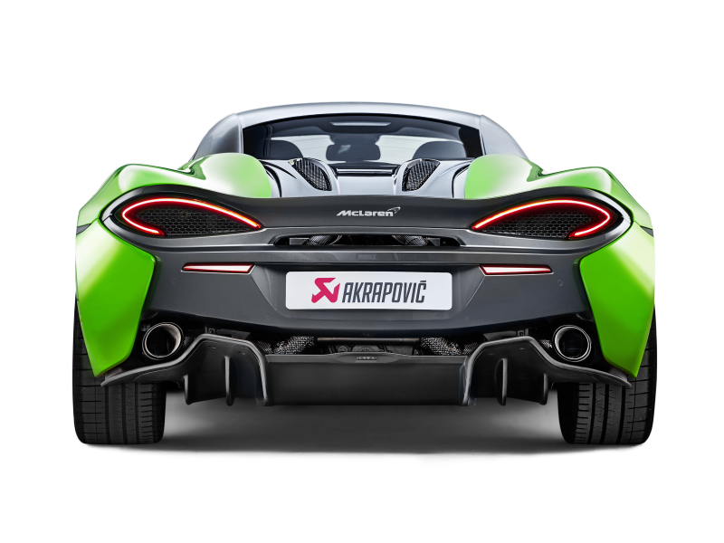 Akrapovic 16-17 McLaren 540C 570S Slip-On Line (Titanium) w/ Carbon Tips - DTX Performance