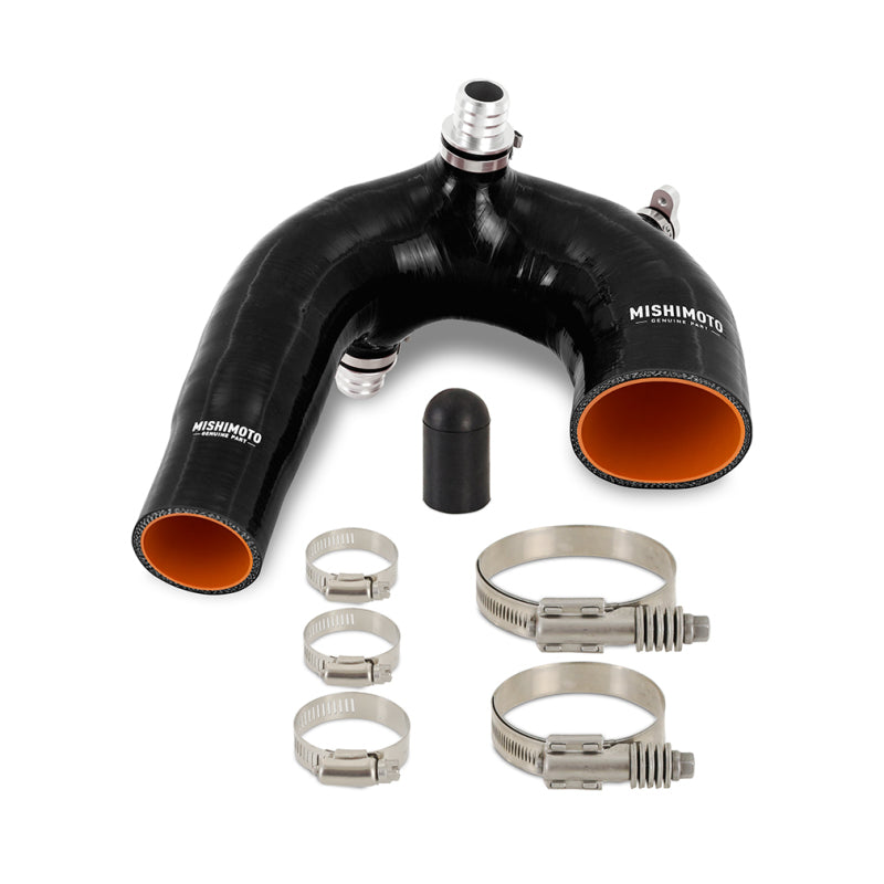 Mishimoto 2016+ Polaris RZR XP Turbo Silicone Intake J-Tube - Black - DTX Performance