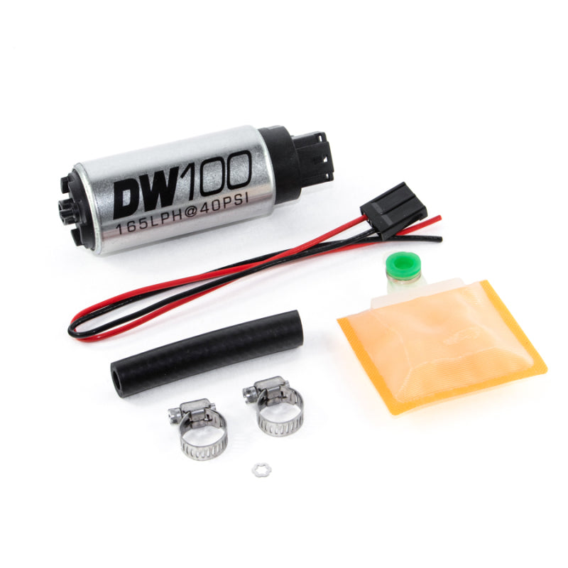 DeatschWerks 165 LPH In-Tank Fuel Pump w/ Universal Install Kit - DTX Performance