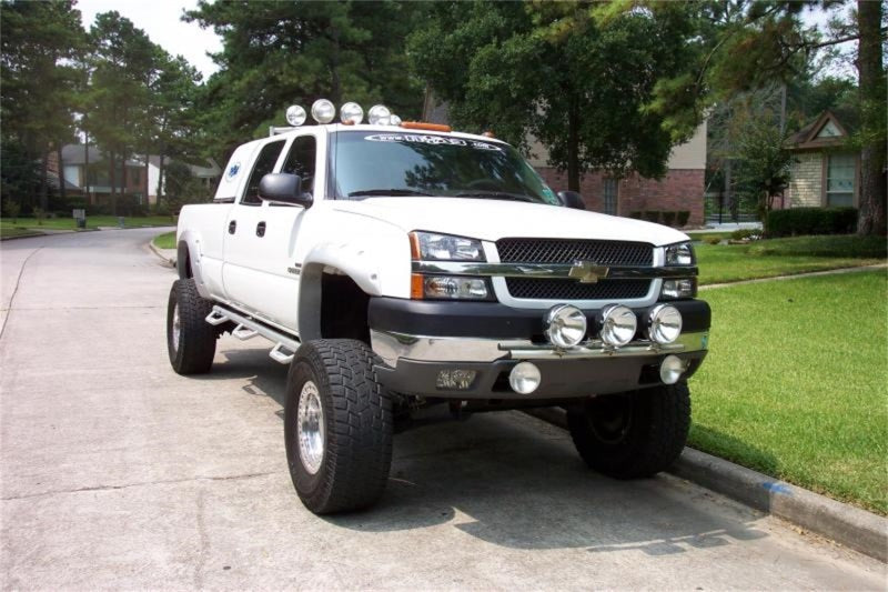 N-Fab Light Bar 99-02 Chevy Tahoe/Suburban 00-05 1500/2500/3500 - Gloss Black - Light Tabs - DTX Performance