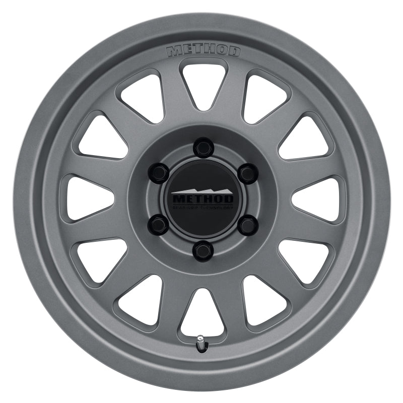 Method MR704 17x8.5 0mm Offset 6x5.5 106.25mm CB Matte Titanium Wheel - DTX Performance