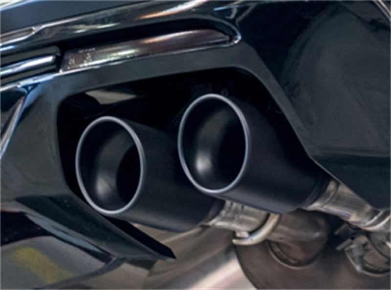 Borla 16-18 Chevy Camaro V8 SS AT/MT ATAK Rear Section Exhaust w/o Dual Mode Valves Ceramic Black - DTX Performance