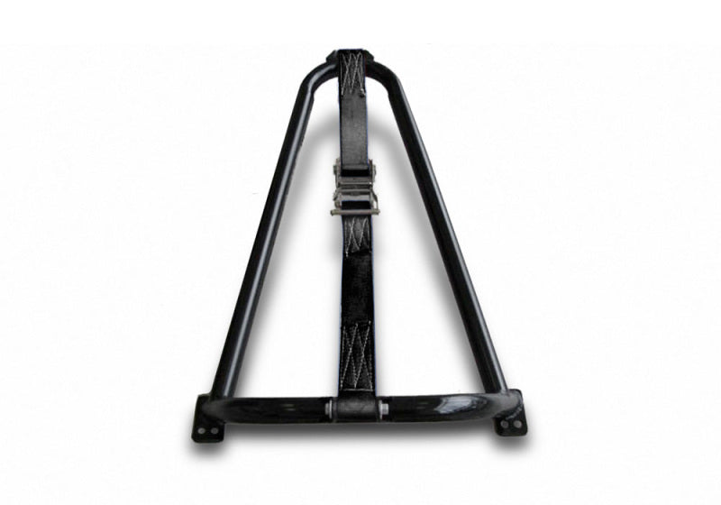 N-Fab Bed Mounted Tire Carrier Universal - Tex. Black - Black Strap - DTX Performance