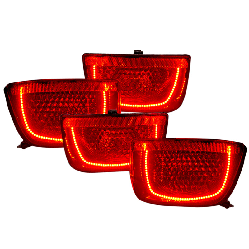 Oracle Chevy Camaro 10-13 Afterburner 2.0 Tail Light Halo Kit - Red - DTX Performance