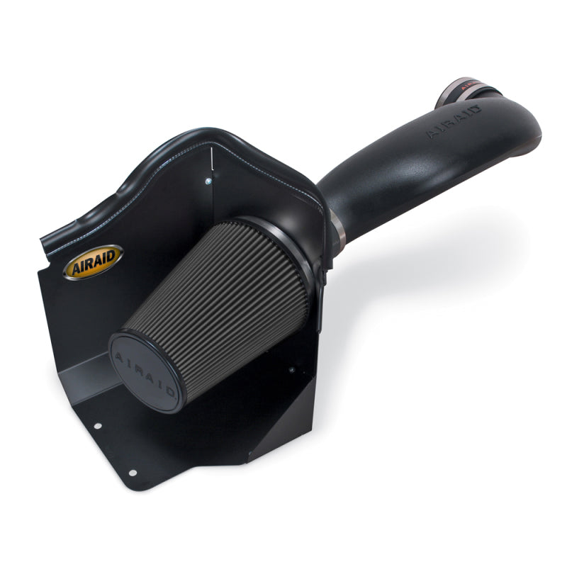 Airaid 2006 Chevy 4.8/5.3/6.0 (w/ Elec Fan/High Hood) CAD Intake System w/ Tube (Dry / Black Media) - DTX Performance