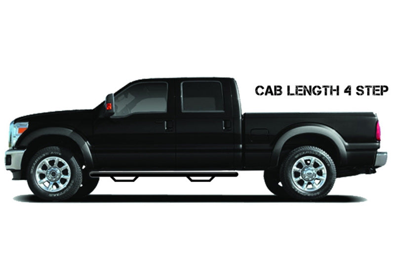 N-Fab Nerf Step 04-15 Nissan Titan King Cab - Tex. Black - Cab Length - 3in - DTX Performance