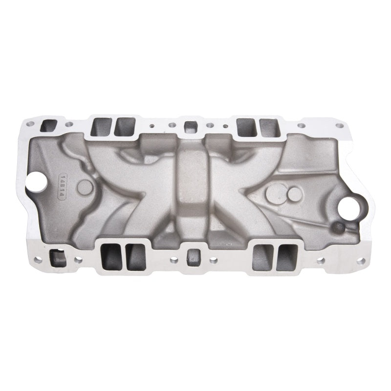 Edelbrock Intake Manifold Perf Eps SBC w/ Oil Fill Tube and Breather Black - DTX Performance