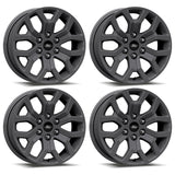 Ford Racing 15-22 F-150 18x7.5in Matte Gray Wheel Kit