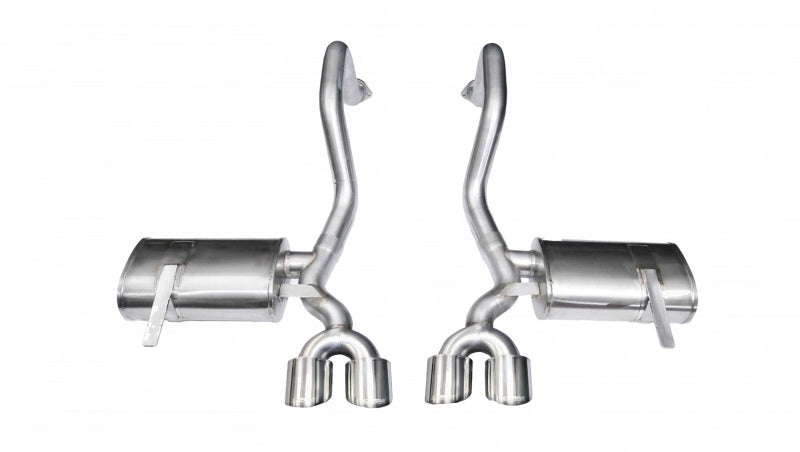 Corsa 97-04 Chevrolet Corvette C5 Z06 5.7L V8 Polished Xtreme Axle-Back Exhaust - DTX Performance