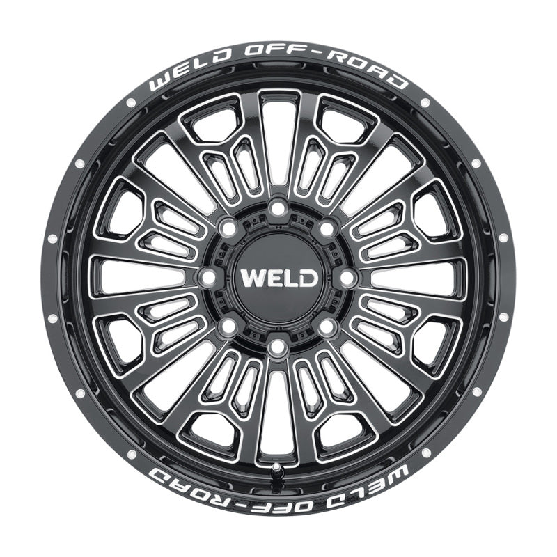 Weld Off-Road W114 20X10 Elicit 8X170 ET-18 BS4.75 Gloss Black MIL 125.1 - DTX Performance