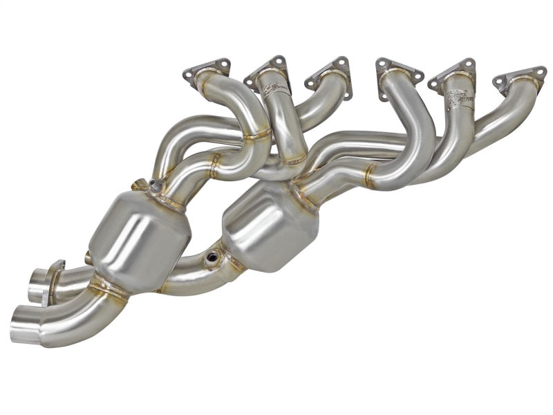 aFe Twisted Steel Headers (Catted) 01-06 BMW M3 L6-3.2L S54 - DTX Performance