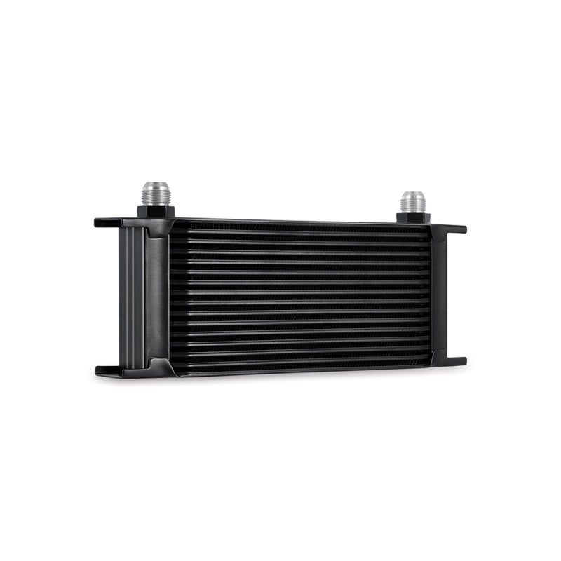 Mishimoto Universal 16 Row Oil Cooler - Black - DTX Performance