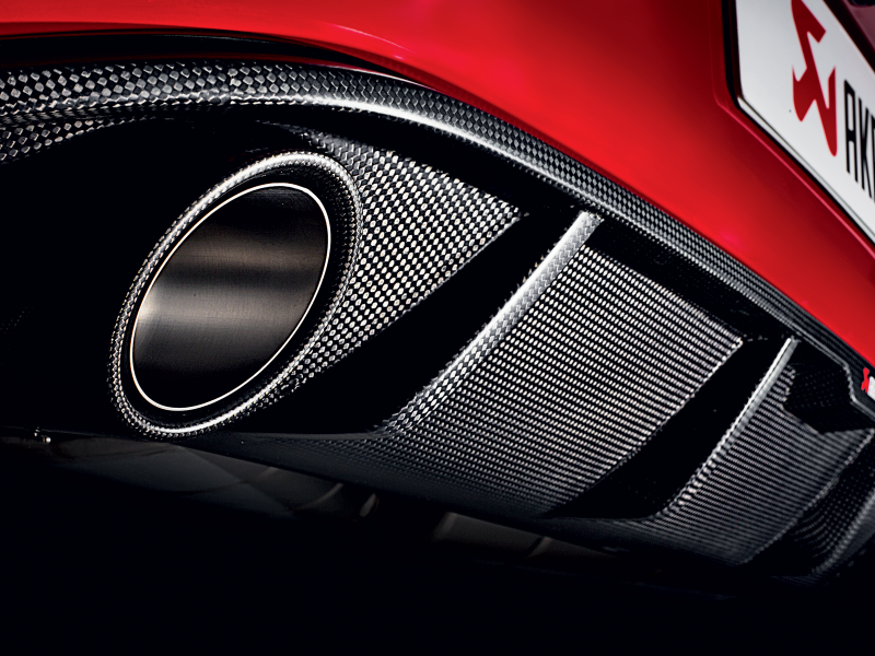 Akrapovic 13-17 Volkswagen Golf GTI (VII) Rear Carbon Fiber Diffuser - Matte - DTX Performance