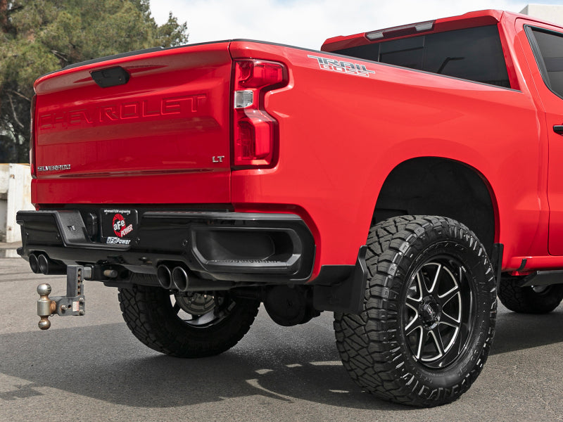 aFe Vulcan Series 3in 304 SS Exhaust Cat-Back w/ Black Tips 2019 GM Silverado/Sierra 1500 V8-5.3L - DTX Performance