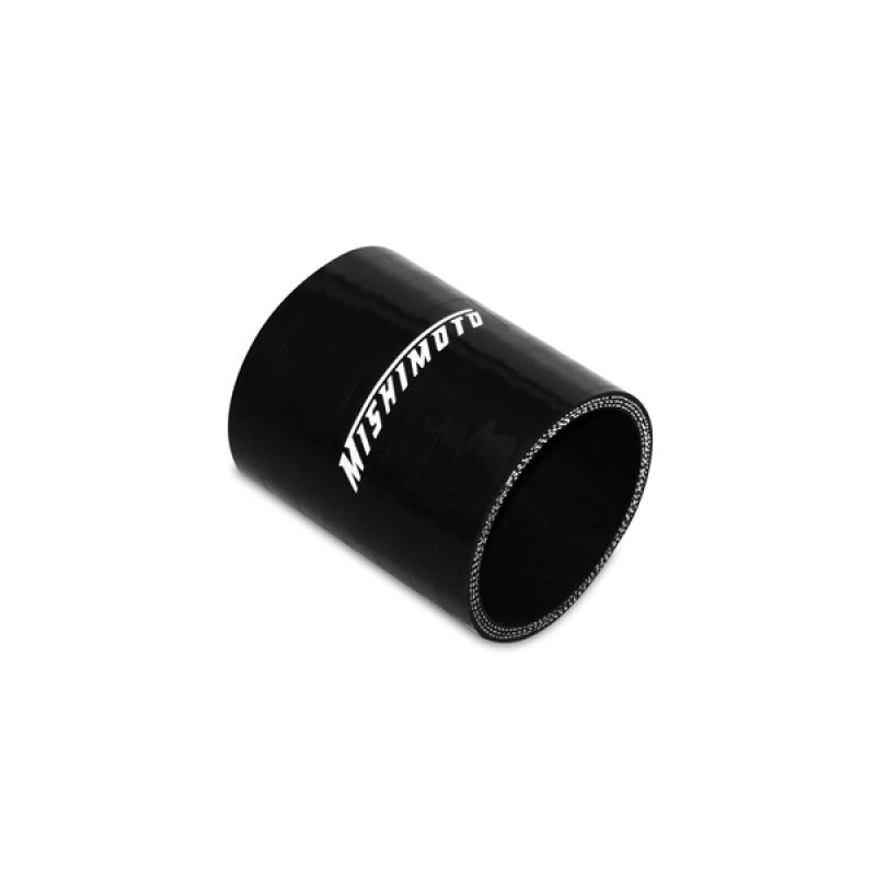 Mishimoto 2.25 Inch Black Straight Coupler - DTX Performance