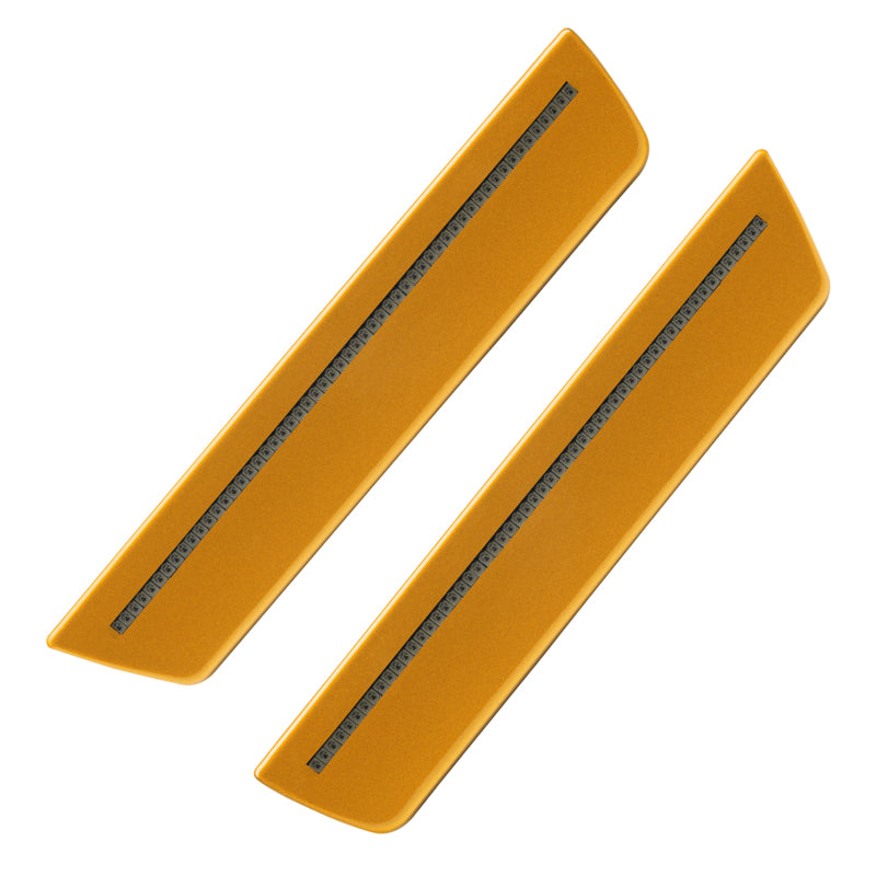 Oracle 11-14 Dodge Charger Rear Concept Sidemarker Set Tinted - Amped Pearl/Bright Amber Pearl (PYC) - DTX Performance