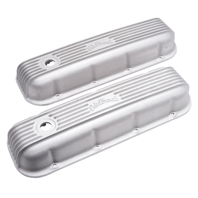 Edelbrock Valve Cover Classic Series Chevrolet 1965 and Later 396-502 V8 Satin - DTX Performance