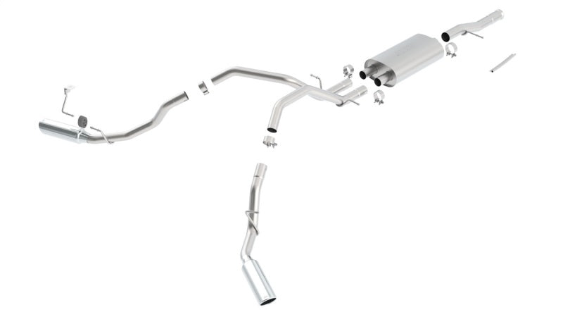 Borla 09-12 Chevrolet Silverado / 09-12 GMC Sierra 1500 WT/SLE/LT 4.8L/5.3L/6.0L SS Catback Exhaust - DTX Performance