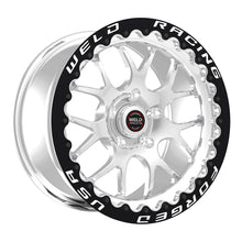 Load image into Gallery viewer, Weld S77 17x11 / 5x115 BP / 6.2in. BS Polished Wheel (High Pad) - Black Single Beadlock - DTX Performance