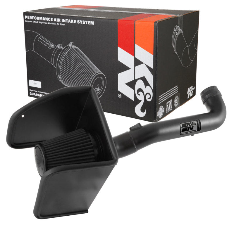 K&N 17-18 Chevrolet Colorado 3.6L V6 Black Performance Intake Kit - DTX Performance